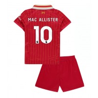 Camiseta Liverpool Alexis Mac Allister #10 Primera Equipación para niños 2024-25 manga corta (+ pantalones cortos)